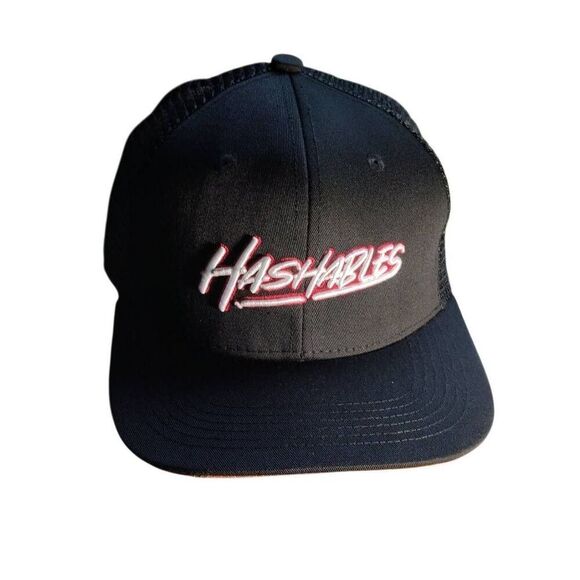 Hashables Baseball Cap NWOT Black Adjustable - Picture 3 of 11